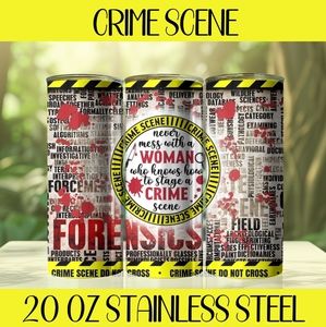 Don't mess with a Woman Who Knows How To Stage a Crime Scene